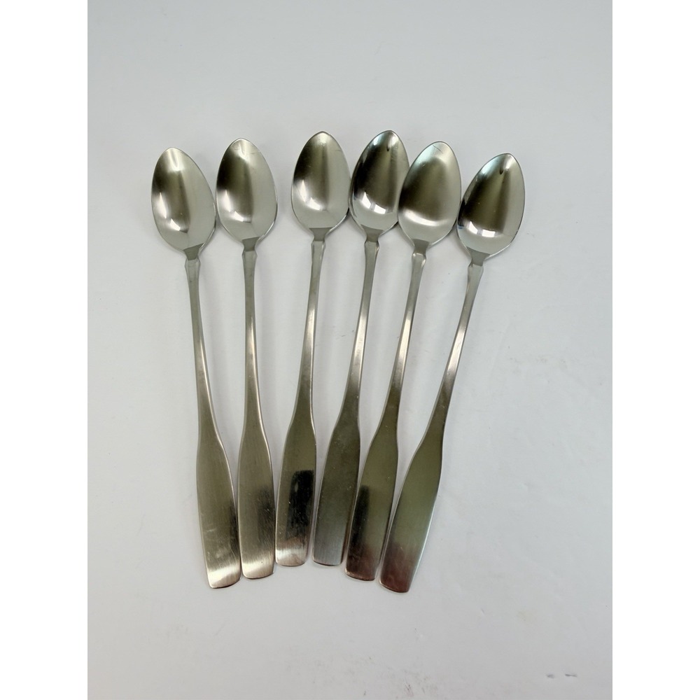 Oneida Community PAUL REVERE Iced Tea Spoons Stainless 7 1/2" Set Of 6